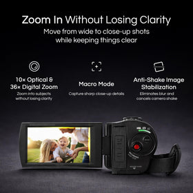 Minolta MN4K100Z burst photo action captures fast moments in sequence
