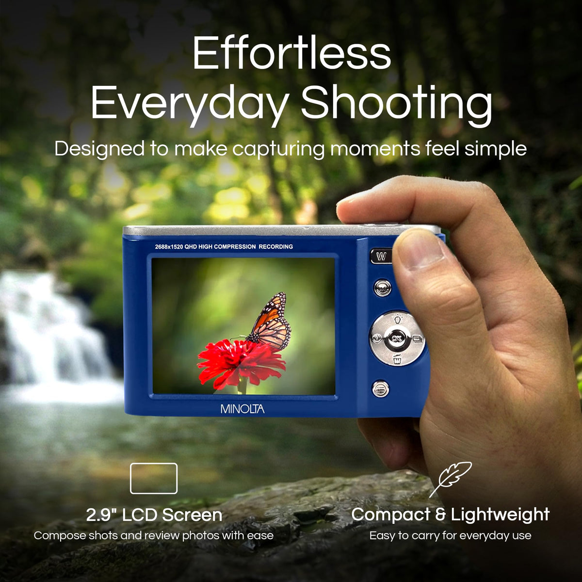 Minolta MND20 16x zoom brings distant subjects closer with clarity.