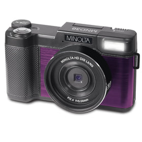 Minolta MND30 rotating screen enables easy selfies and vlog framing