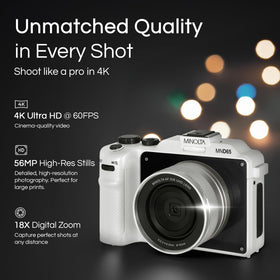 Minolta MND65 4K60 video offers smooth cinematic footage for vlogs