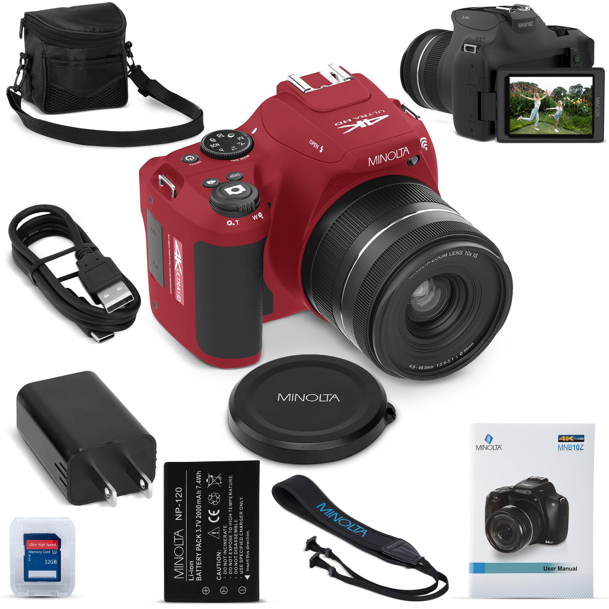 Minolta ProShot 64MP photos deliver sharp detail ideal for portraits and landscapes.