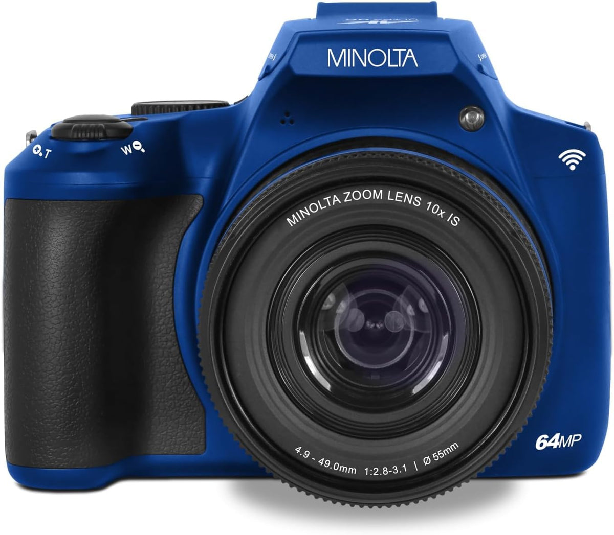 Minolta ProShot anti-shake stabilization for handheld photography.