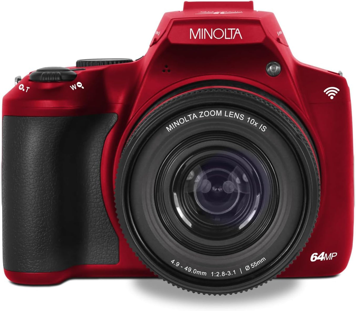 Minolta ProShot included kit with 32GB card, battery, charger, and case.