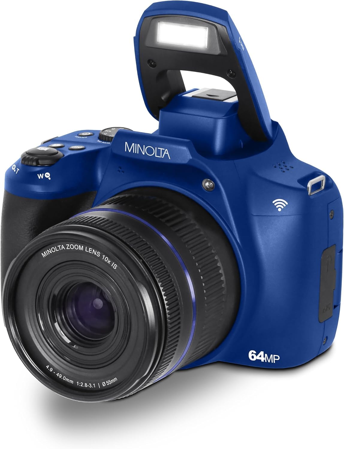 Minolta ProShot supports remote control via smartphone and Wi‑Fi.