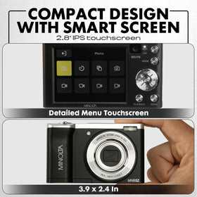 Minolta selfie-lens captures perfectly framed self-portraits with natural skin tones.
