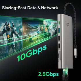 Minthouz DisplayPort close-up highlighting high-refresh display support benefit