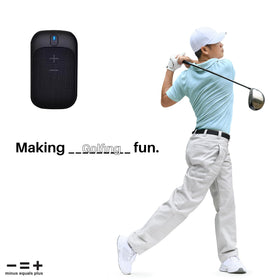 MINUS EQUALS PLUS lightweight 3oz clip-on stays secure during walks