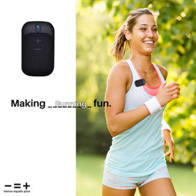 MINUS EQUALS PLUS wireless Bluetooth connection for easy pairing