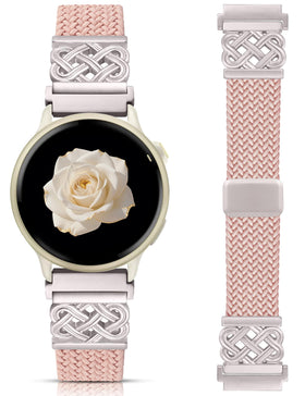 Minyee 20mm braided nylon band with quick-release pins for easy swaps