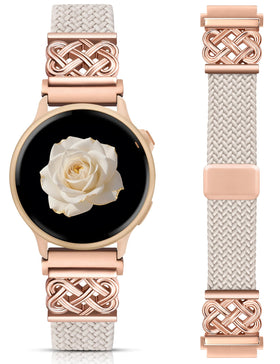 Minyee 20mm magnetic braided nylon band with quick release for easy style swaps.