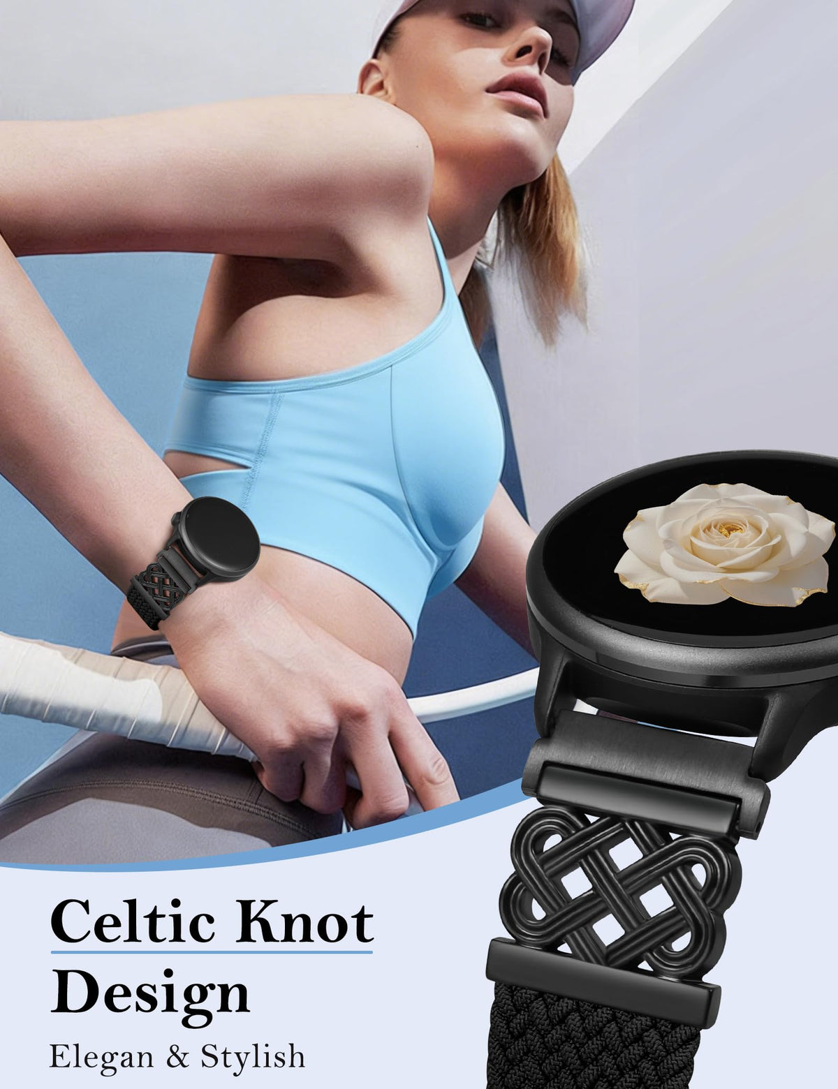 Minyee Garmin Vivoactive compatibility band fits multiple watches.