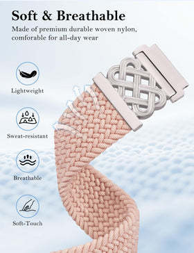 Minyee magnetic closure on band provides quick, secure fastening