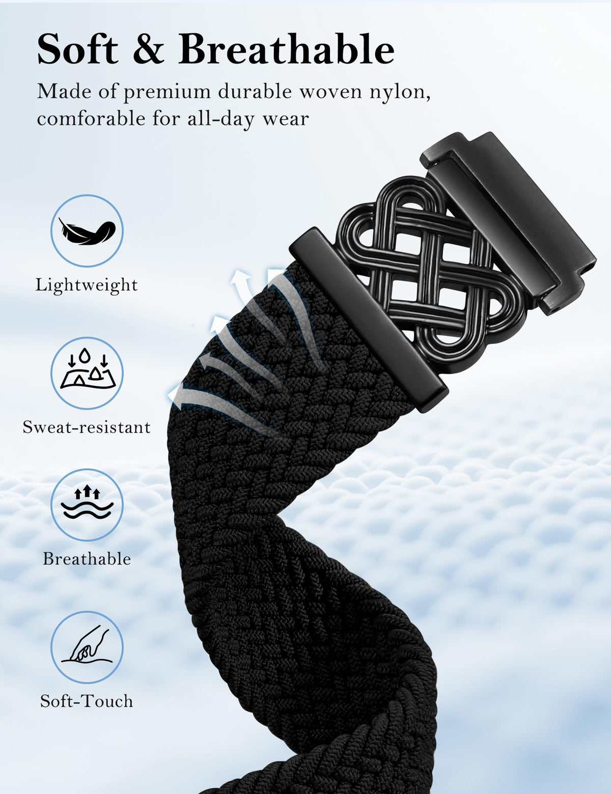 Minyee quick-release pins enable effortless style swaps.