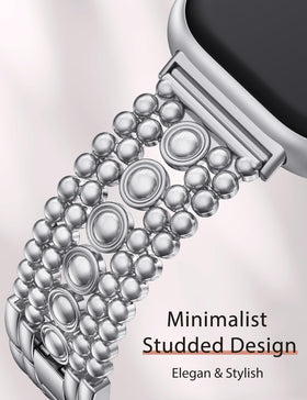 Minyee Sense 2 silver stainless-steel band offers comfortable daily wear