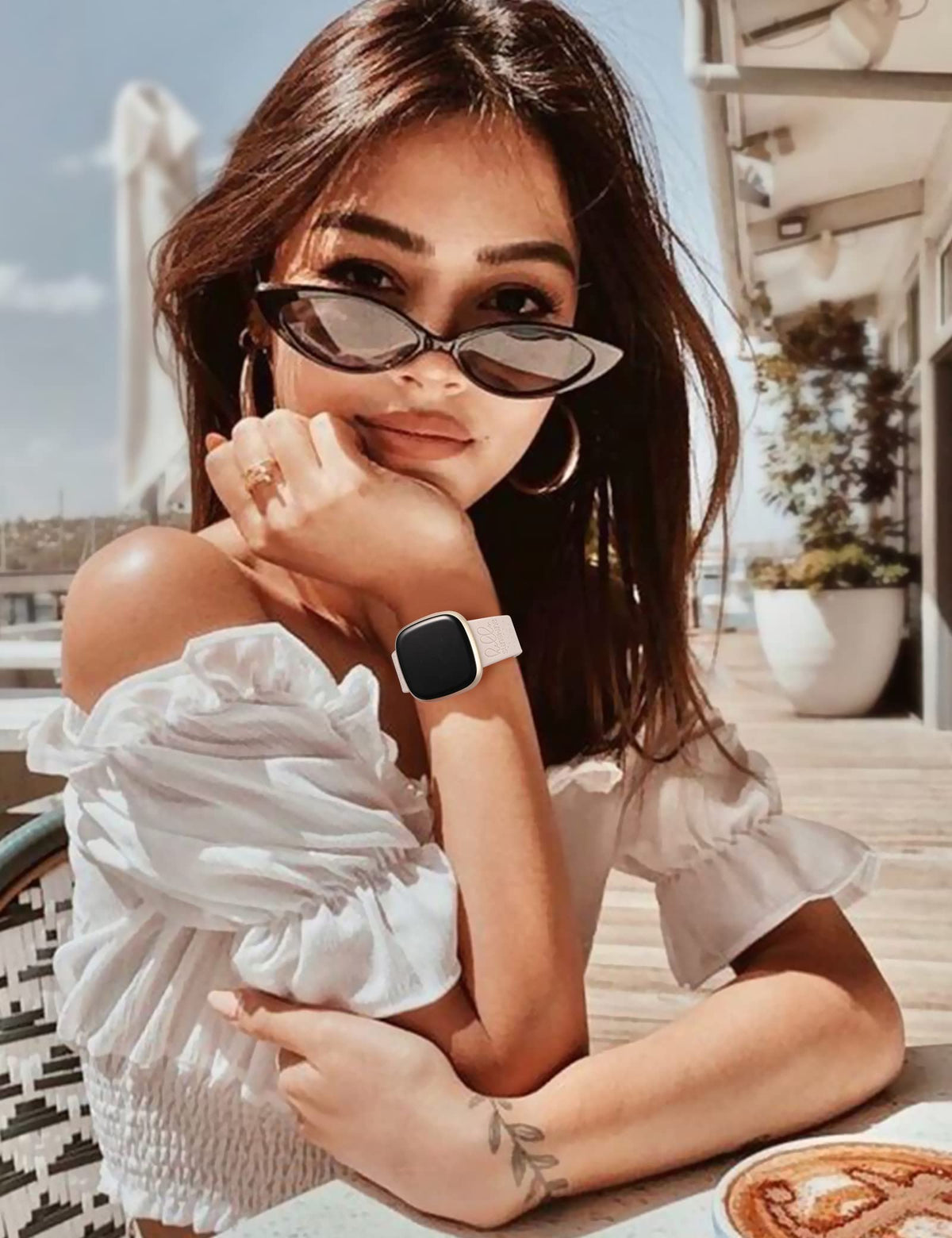 Minyee engraved band on wrist demonstrating versatile fashion for daily activities