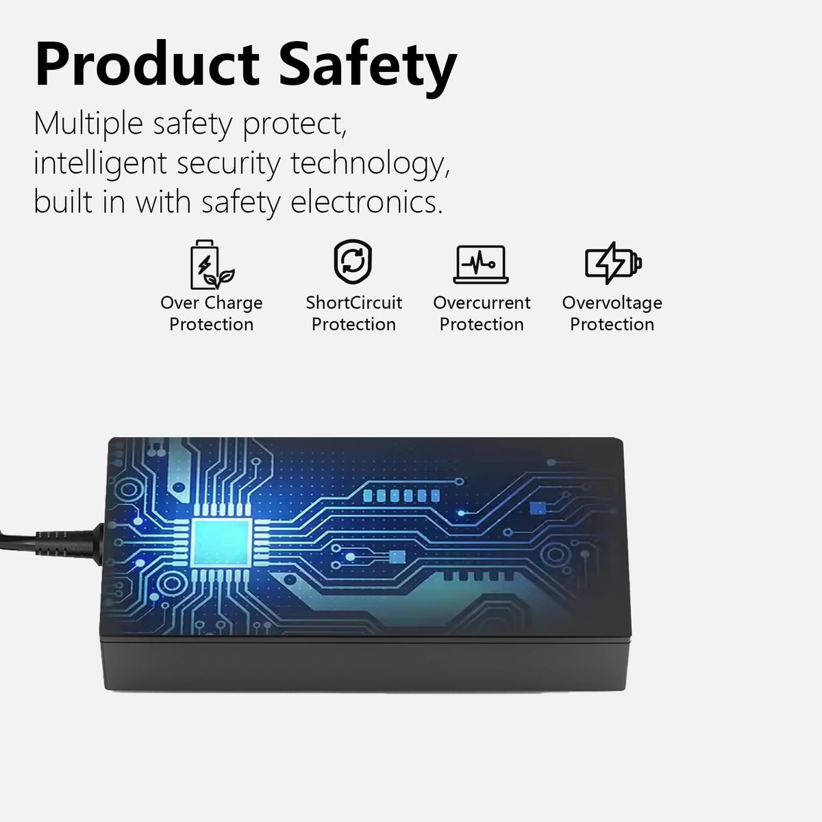MINZCUZ packaging includes power adapter and cord for quick setup.