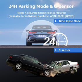 Miofive dash cam GPS and WiFi let you view clips on your phone