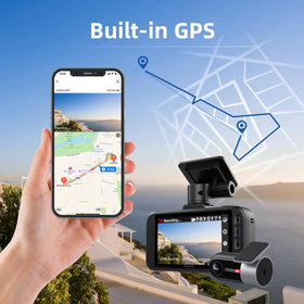 Miofive loop recording with G-sensor protects important clips