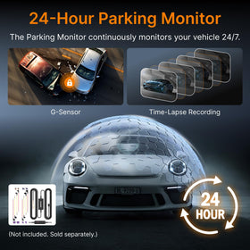 Miofive S1 24‑hour parking mode protects parked car footage