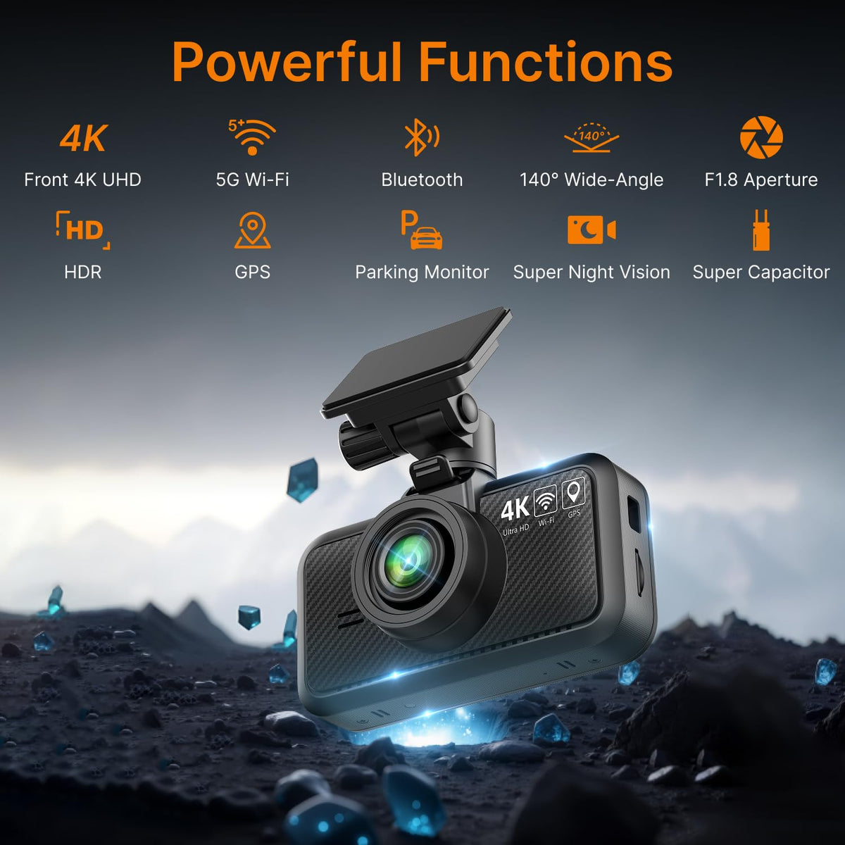 Miofive S1 with 5G Wi‑Fi and Bluetooth for fast transfer
