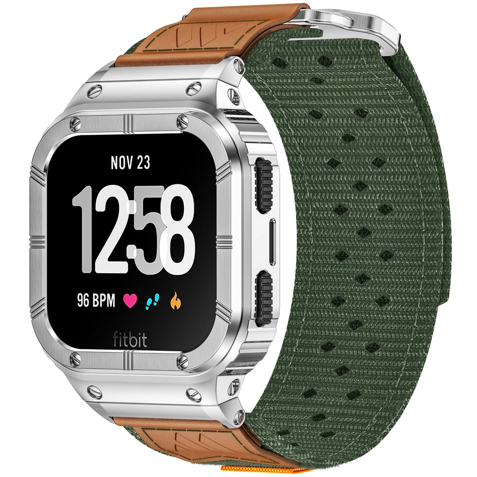 MioHHR front view of band and case showing clean fit and professional style