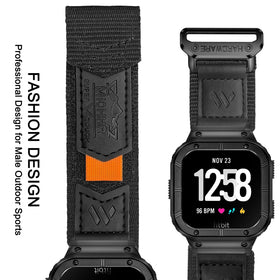 MioHHR band styled with casual outfit on desk showing everyday versatility