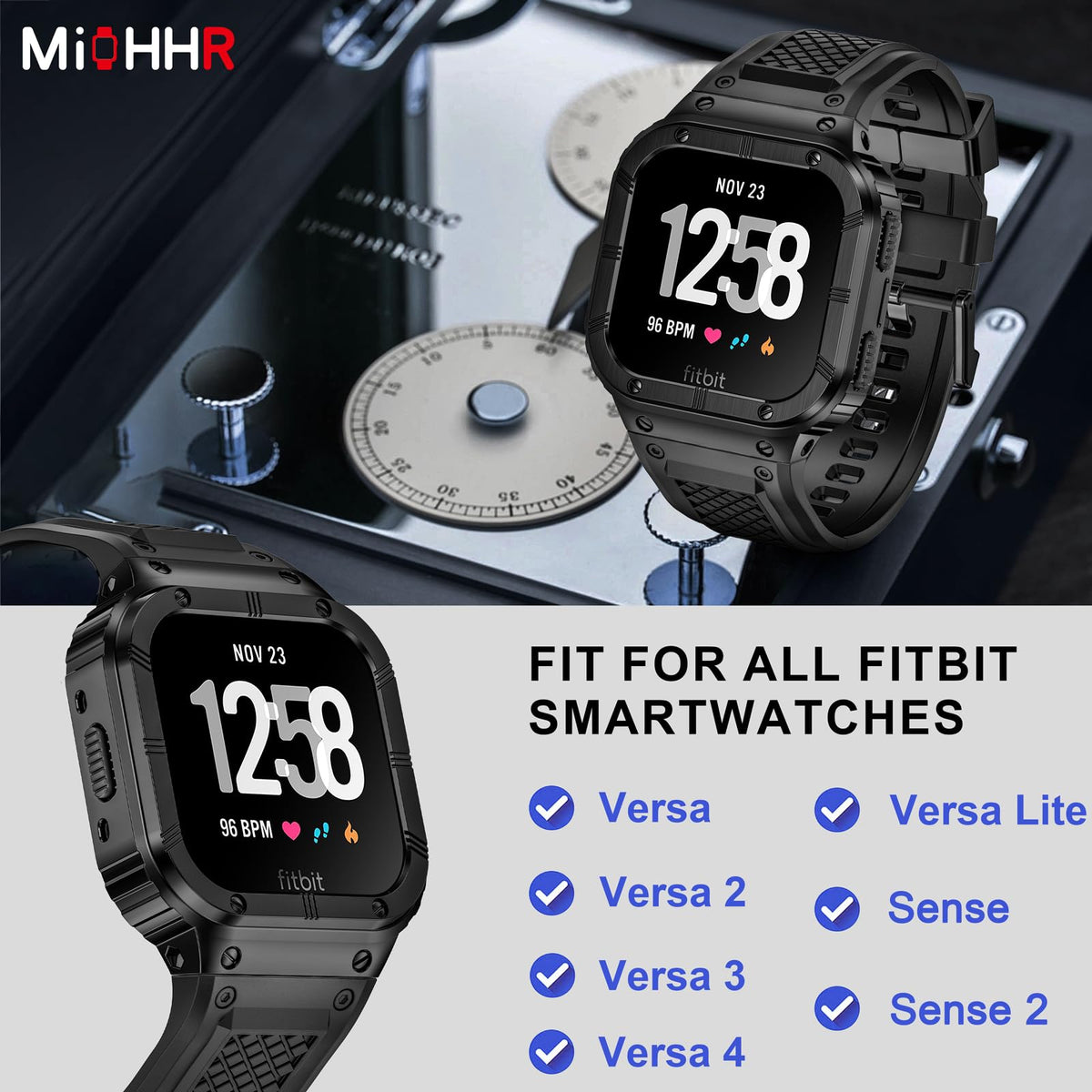 MioHHR rugged protector cover close up shielding Versa screen