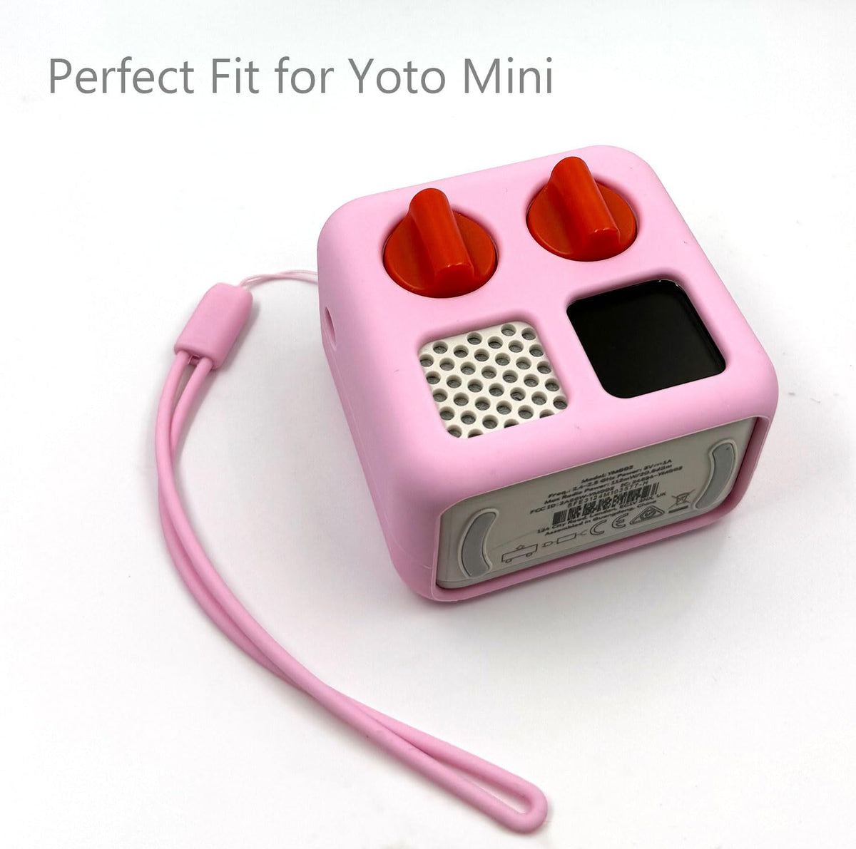 Miojoy Yoto Mini inside case for clear size and scale comparison