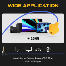MIPEACE 3.5 mm jack enables easy Android device connectivity.