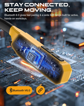 MIPEACE Bluetooth 6.0 offers stable connection up to 66 ft.