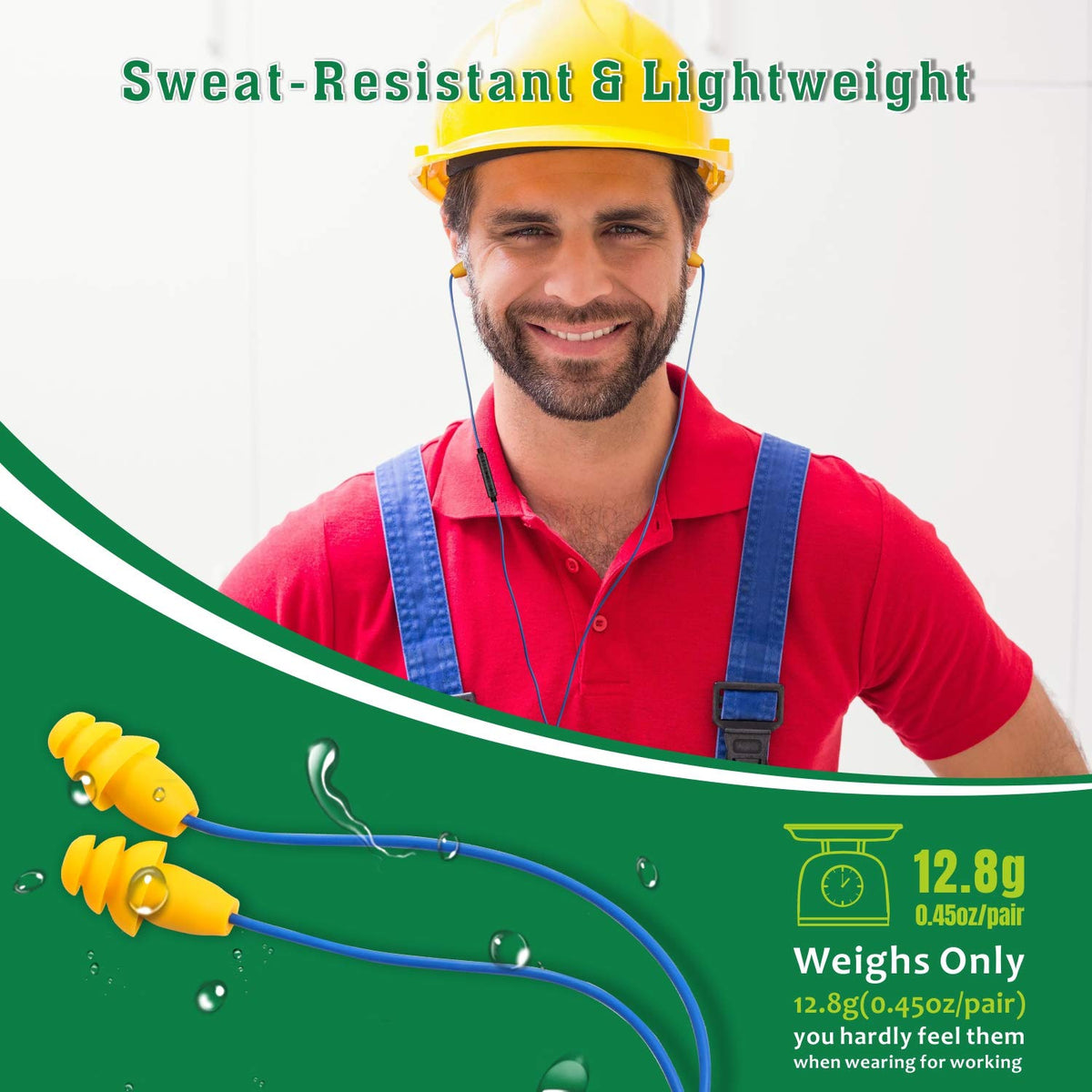 MIPEACE sweat-resistant silicone design keeps you comfortable in hot conditions.