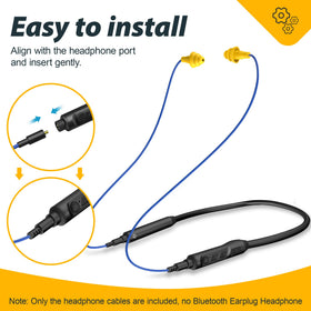 Blue-yellow MIPEACE MI04N color accents highlight compatibility
