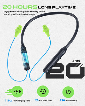 MIPEACE side profile worn around neck showing comfortable fit benefit