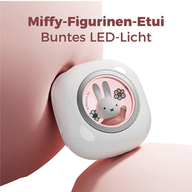 MIPOW earbud close-up showing smooth texture and ergonomic tip for comfort