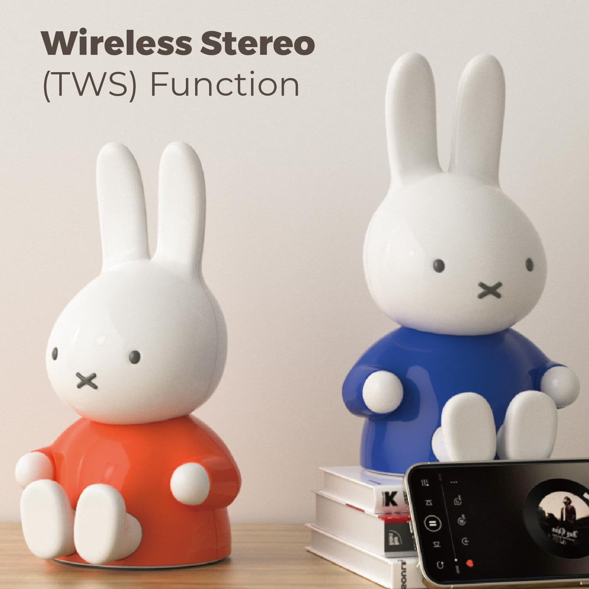 MIPOW Miffy TF card slot for offline music playback