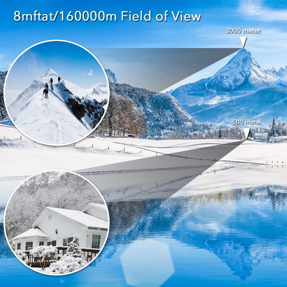 MIQXUAS binoculars help birdwatchers spot distant activity with clarity.
