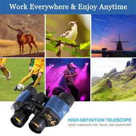MIQXUAS binoculars support hiking and camping with reliable performance.