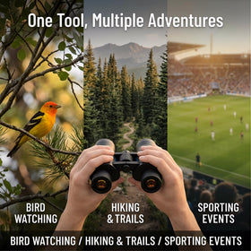 MIQXUAS focus wheel and eyepiece detail for quick sharp focusing