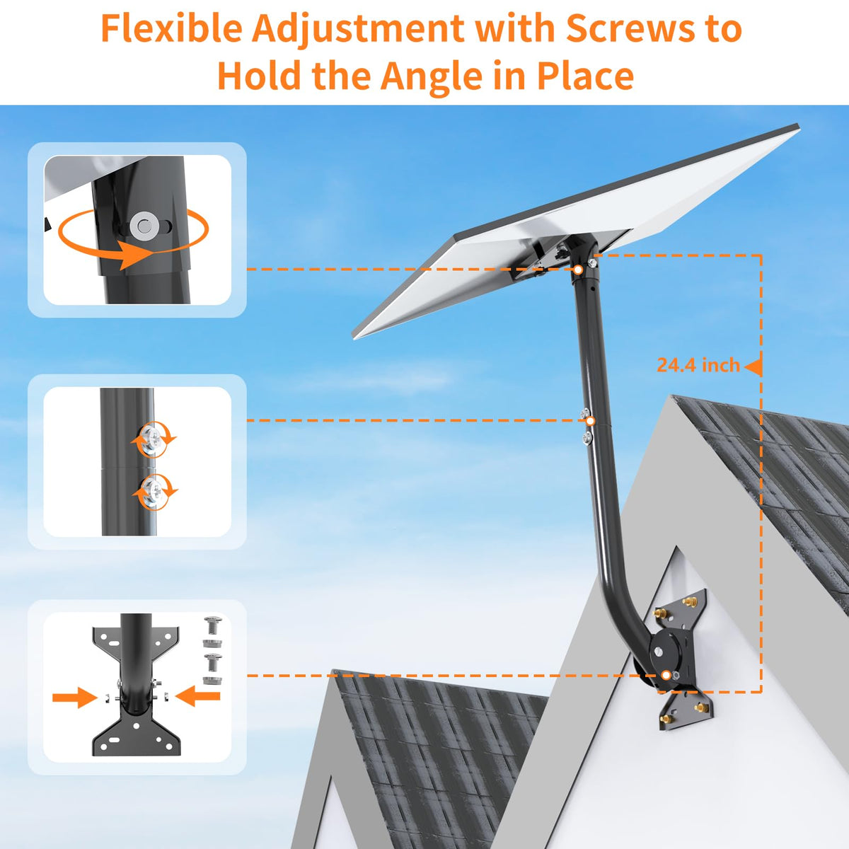 Mirexion router mount with tidy cables reducing clutter and simplifying setup