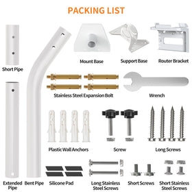 Mirexion silicone pad at contact point protecting surfaces and reducing vibration