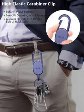 Miroddi rechargeable keychain battery offers long life between charges