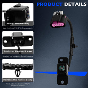 Misakomo 170-degree wide-angle view helps reduce blind spots when reversing