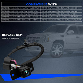 Misakomo backup camera with HD color night vision for bright, detailed rear images