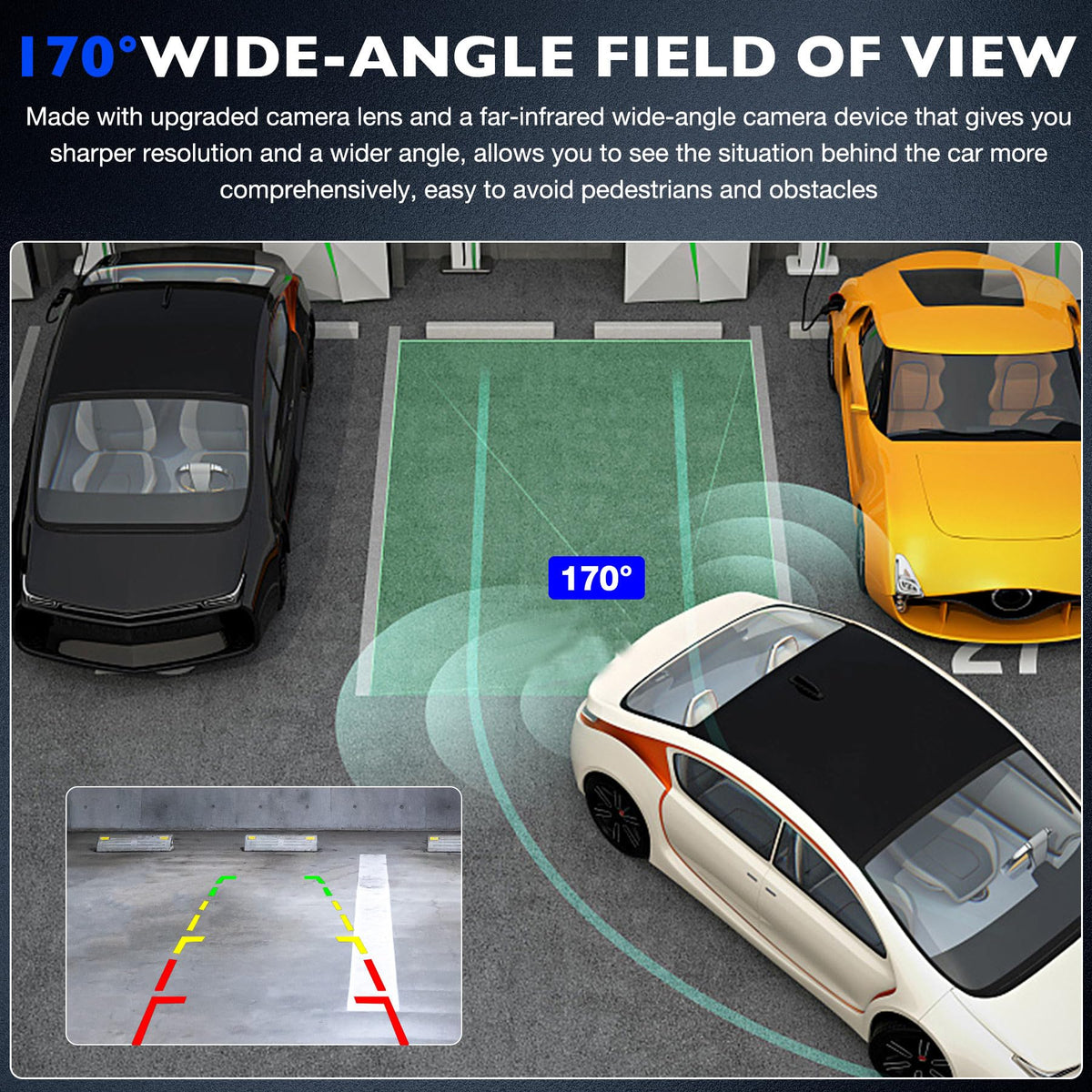 Misakomo backup camera replaces OEM 15862575/15173618 with a precise fit