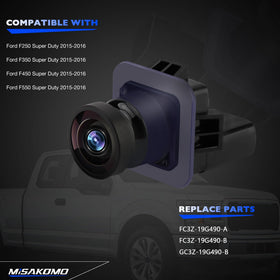 Misakomo high-resolution rear camera delivers clear images during reverse maneuvers.