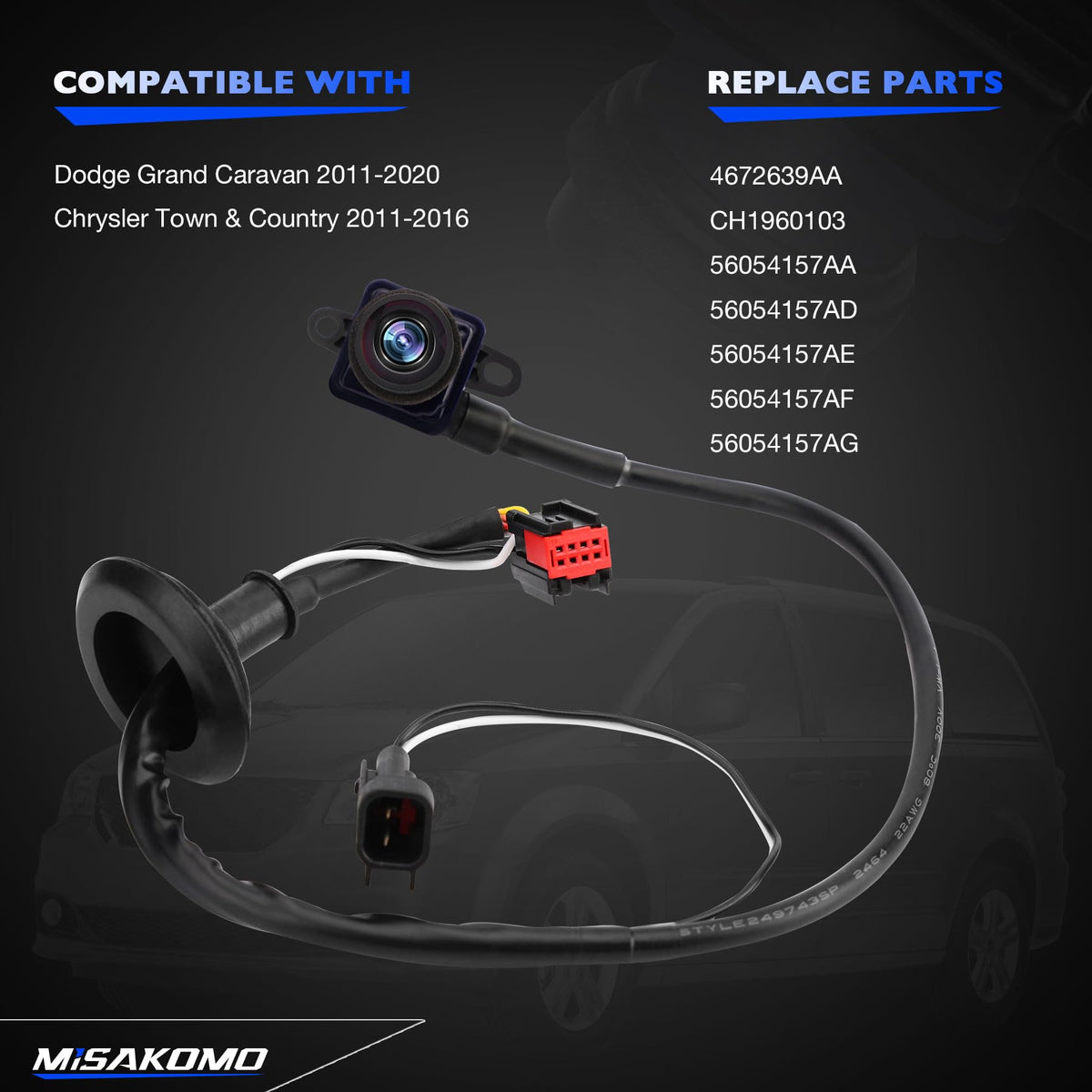 Misakomo IP68 waterproof housing for tough weather and road conditions.