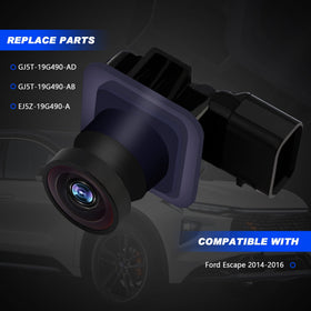 Misakomo 170° wide-angle rear view for enhanced parking visibility.