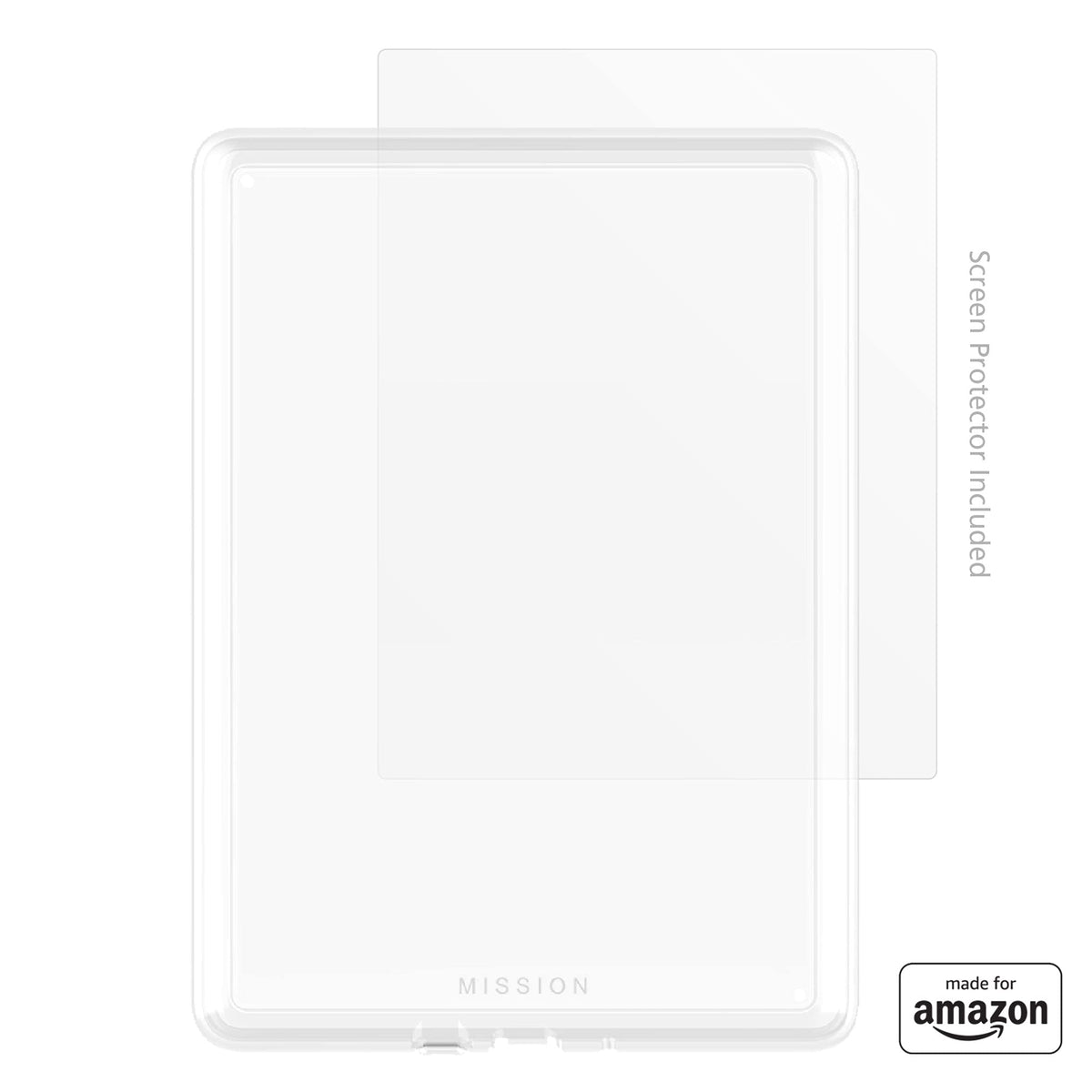 Mission Cables clear case for Kindle Paperwhite protects from scratches while showcasing the device's original finish