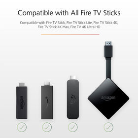Mission Cables connected to Fire TV Stick at HDMI providing reliable power