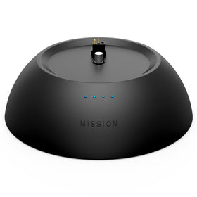 Mission Cables Battery Base front view showing sleek profile and portability benefit